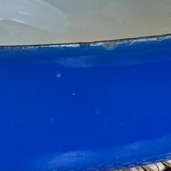 Vintage Mid-Century Dansk Blue 💙 Enamel Coated Cast Iron Kobenstyle Paella Pan - Picture 7 of 10